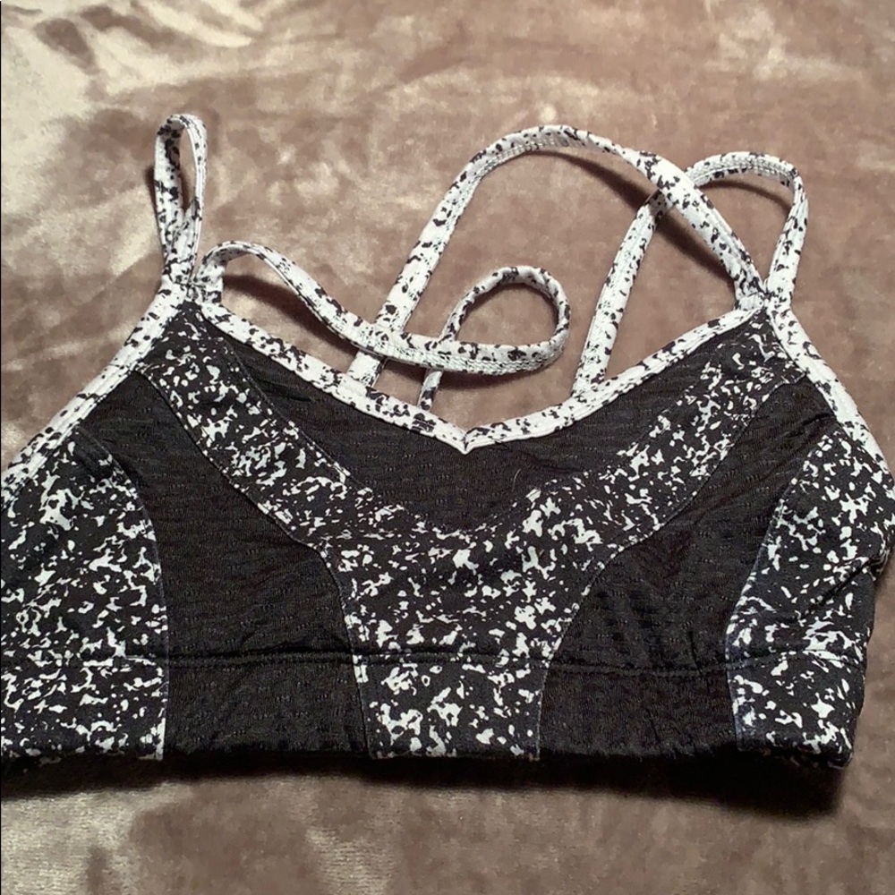 Bespeckled sports bra
